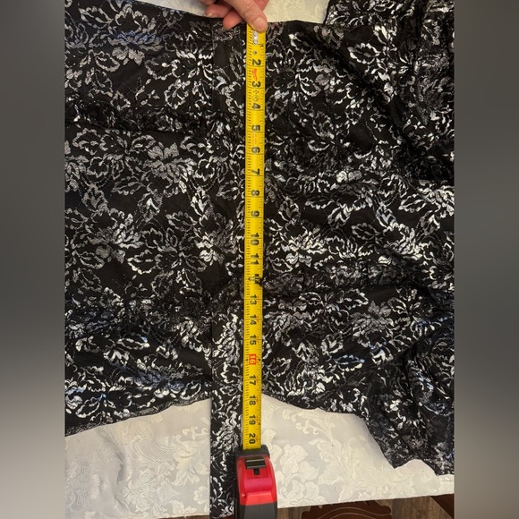 The Vampire’s Wife H&M Metallic Lace Dress Large Whimsigoth Fairy Party Romance - Picture 9 of 11